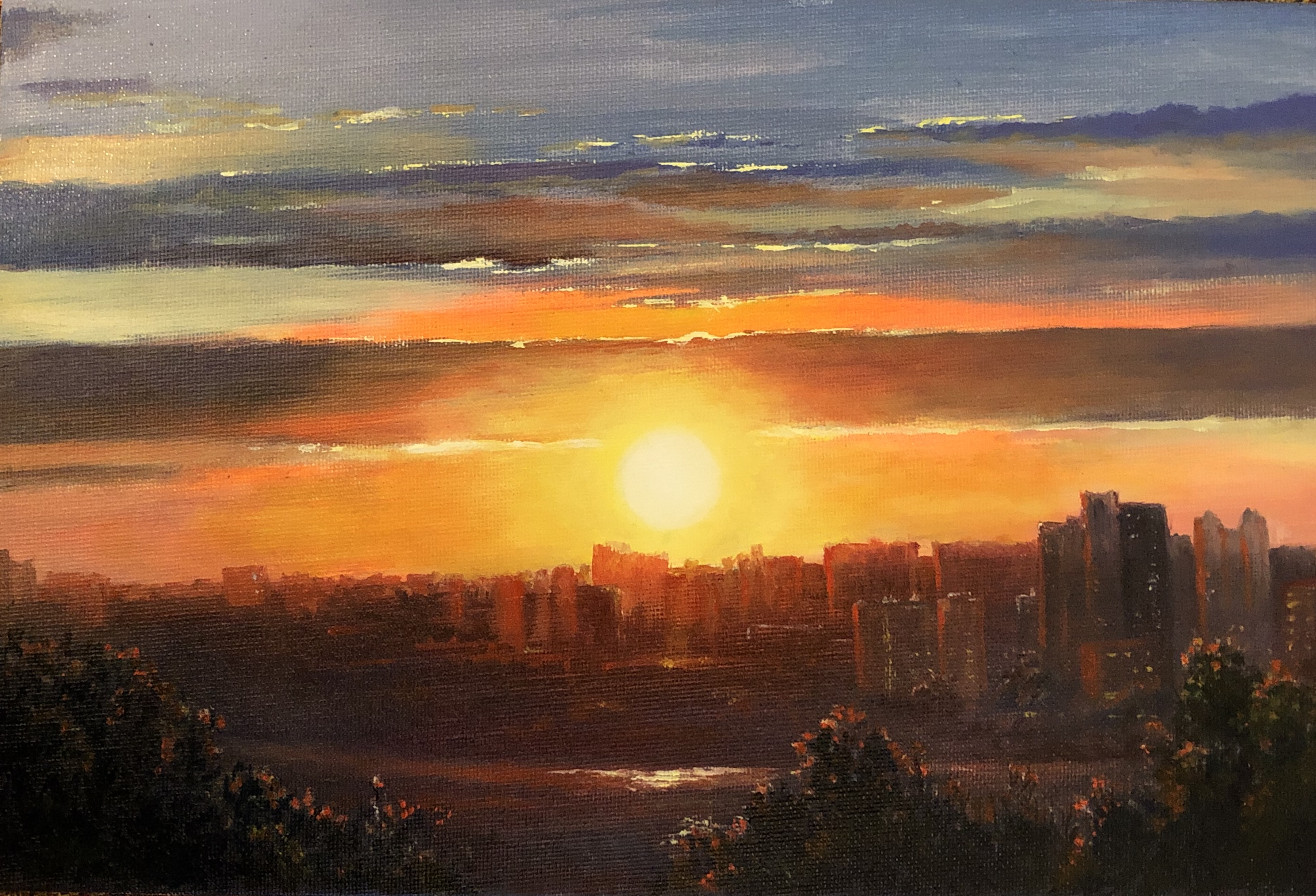 Городской закат