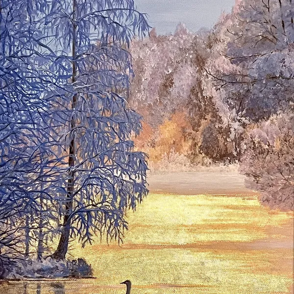 Зимний лебедь